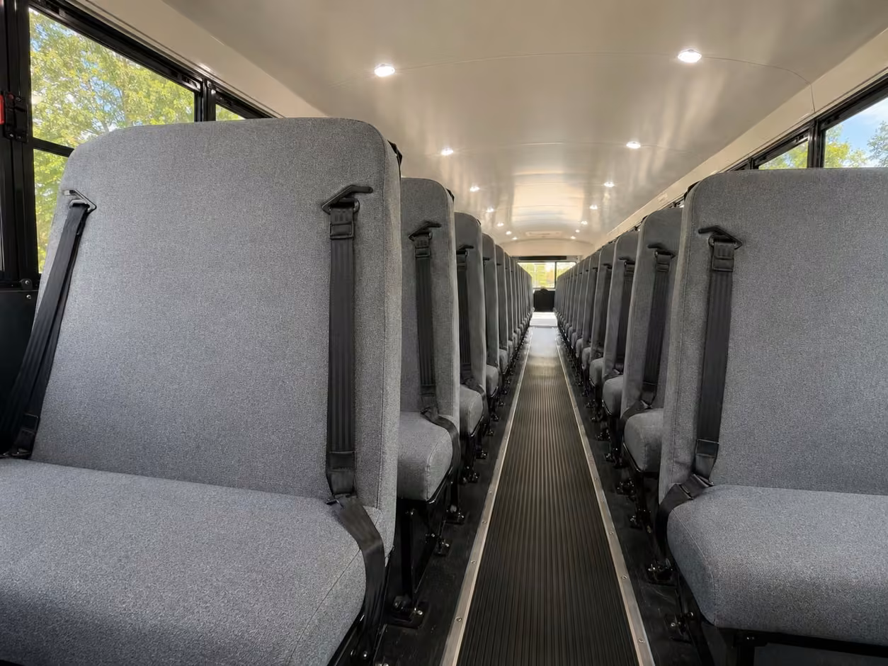 school bus interior